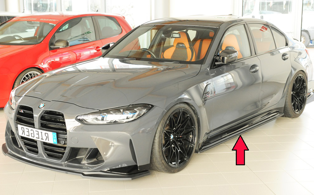 Zijskirts passend voor BMW 3-series G80 M3 (G234M): 03.2021
