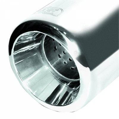 Einddemper VW Lupo 1998-2005 RVS eindstuk 80mm rond ulter