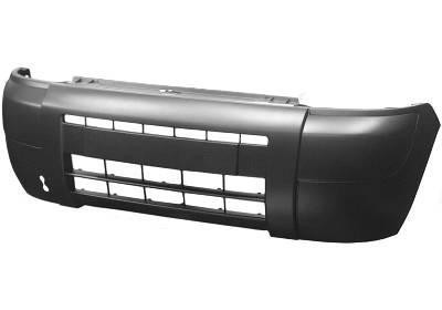 voorbumper, zwart, met mistlampgaten Peugeot Partner, 2002-2008