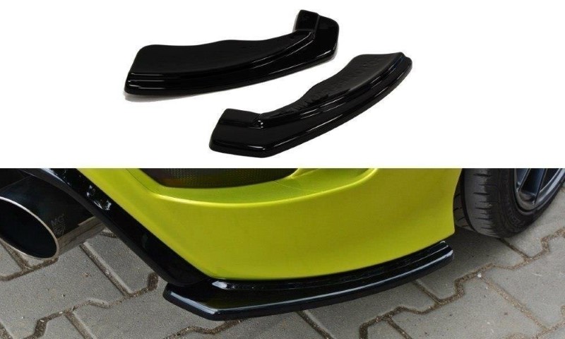 Achterzij Spoilers Ford Focus RS Mk1 Glanzend Zwart