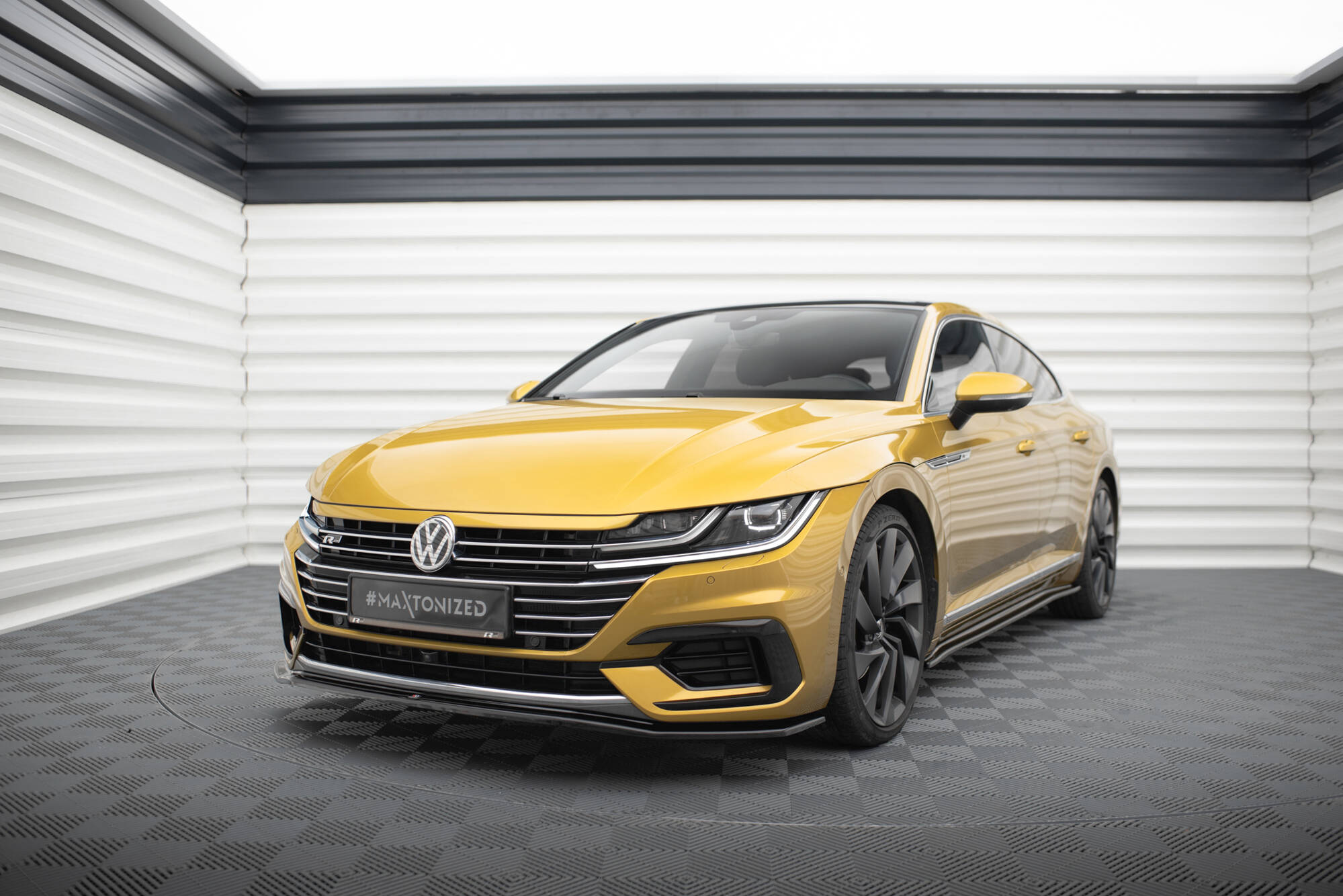 Bodykit passend voor Volkswagen Arteon R-Line Maxton Glanzend zwart