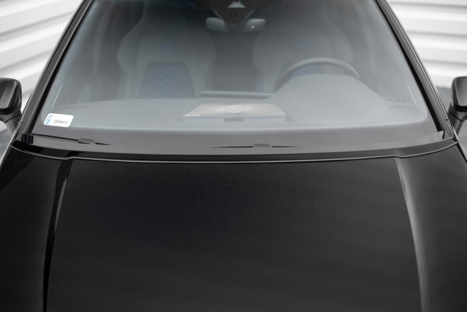 Motorkap Spoiler passend voor Volkswagen Golf 8 alle Maxton Glans Zwart
