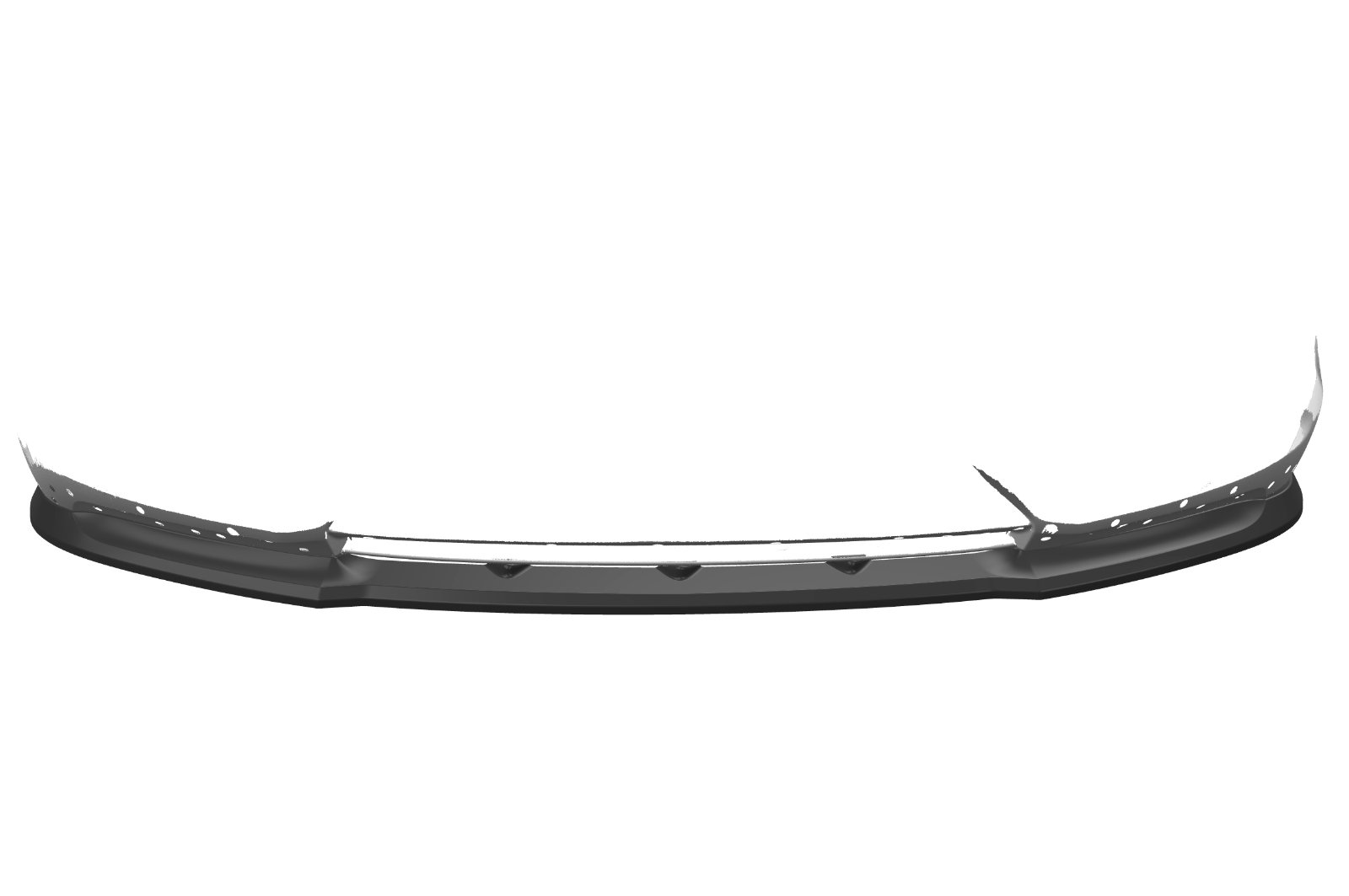 Voorspoiler passend voor BMW 1er F20/F21 LCI CSR Carbon Look