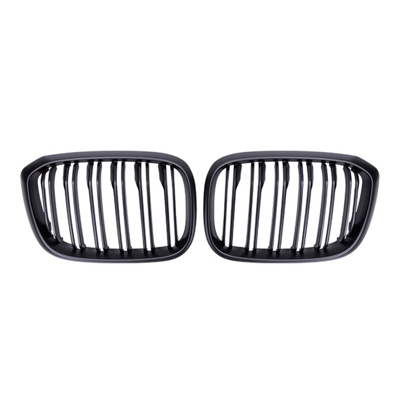 Grill Nieren passend voor BMW X3 G01 / X4 G02 Double Stripe M Design Piano Zwart