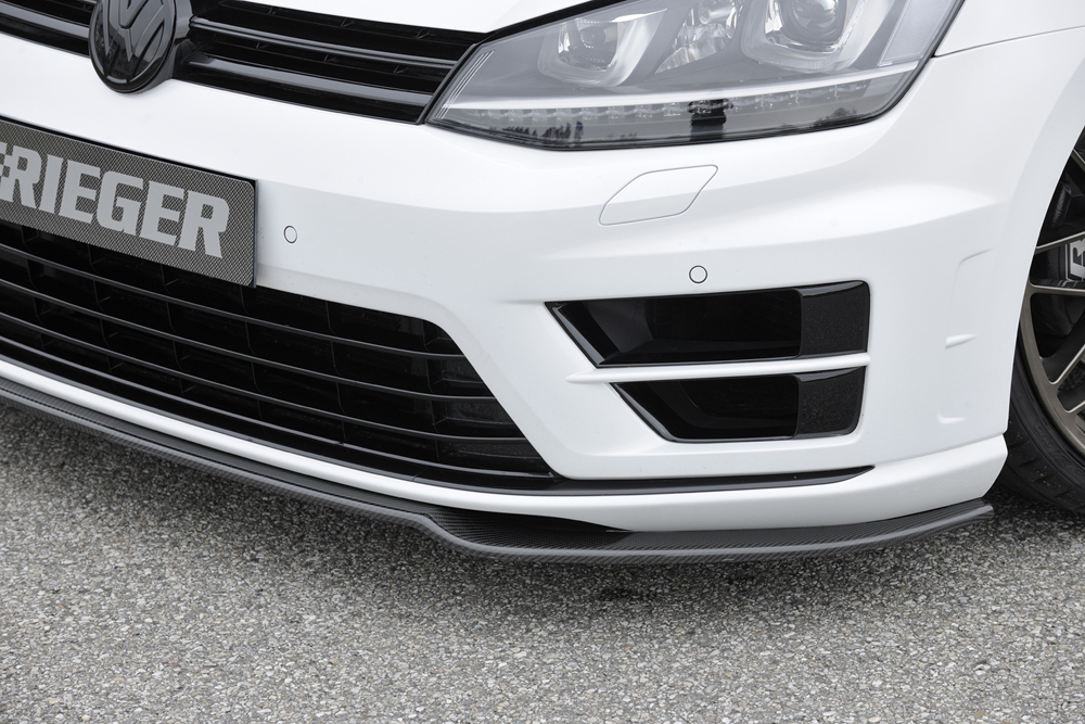 Voorspoiler passend voor VW Golf VII R Echt Carbon