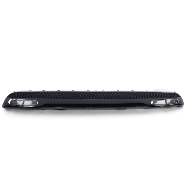 Diffuser passend voor Mercedes W176 A45 Line Glans zwart, zwarte Sierstukken