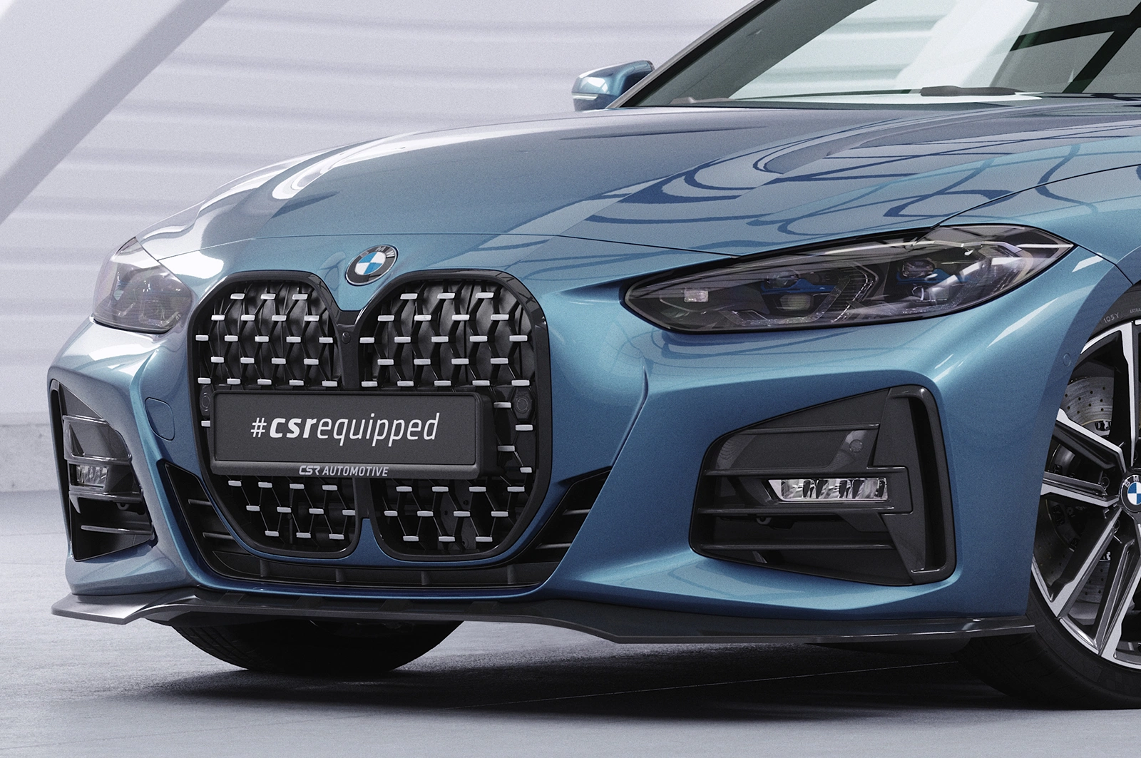 Voorspoiler passend voor BMW 4 Serie (G22/G23) M-Pakket en M440i – CSR Automotive