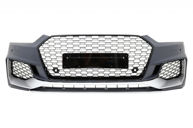 Voorbumper passend voor Audi A5 5F 16-19 RS5 Look incl. grillen