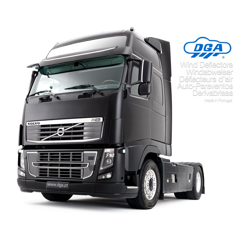 DGA Zijwindschermen  MAN TGS-LX / TGS-M+L / TGX-XLX / TGX-XL 2007-2020 & MAN TG3 / TGX / TGS 2020- (2-delig / exterieur)