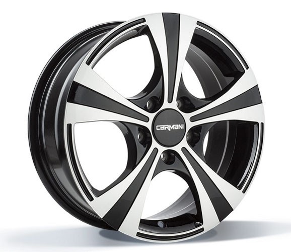Carmani CA11 Rush 7,5x17 5x112 ET47 black polish Velgen