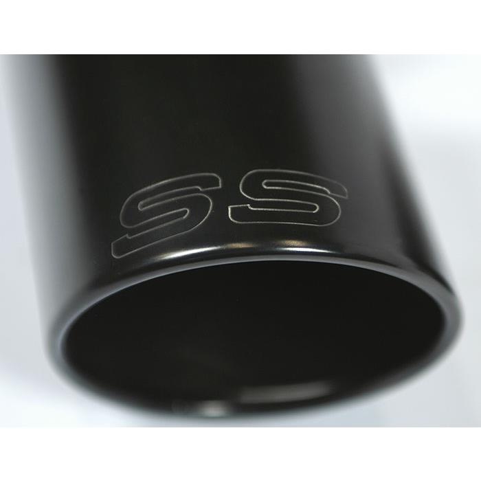 595 ABARTH 1.4T "Competizione" (180 Hp) (Ø65) 2016 Endpipe kit Right O100 - Left O100 "Black"