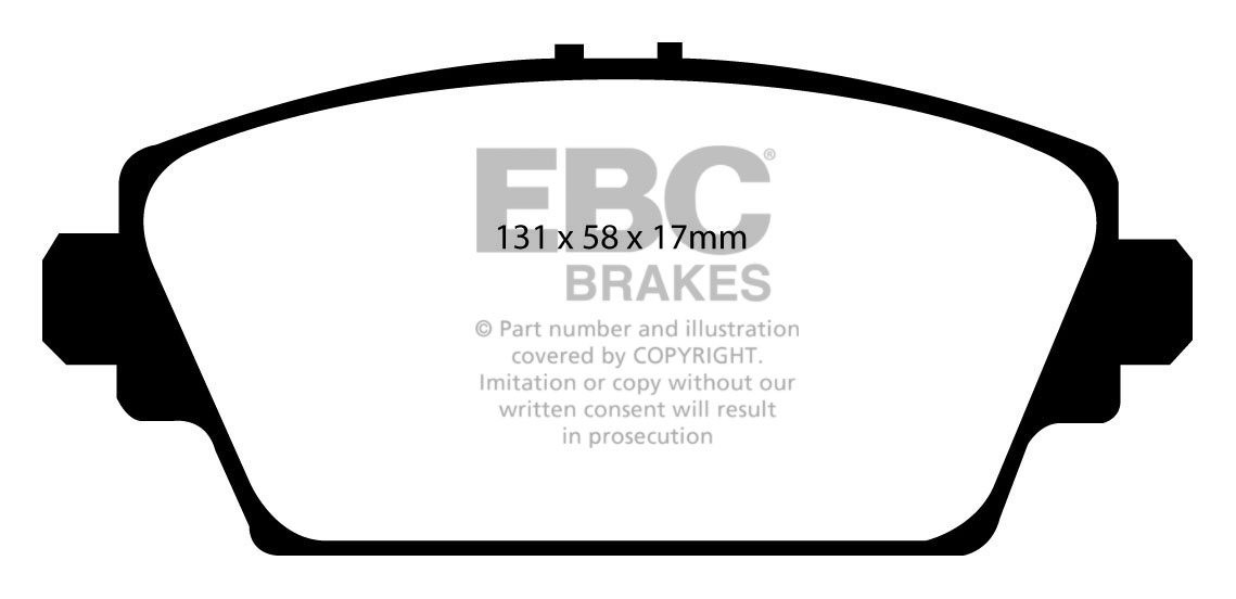 EBC Brakes NISSAN Almera Tino 2.0 2000-2003 Remblokken voorzijde