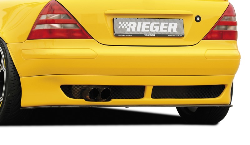 Achterbumper Diffuser passend voor Mercedes SLK tot model 00 Rieger