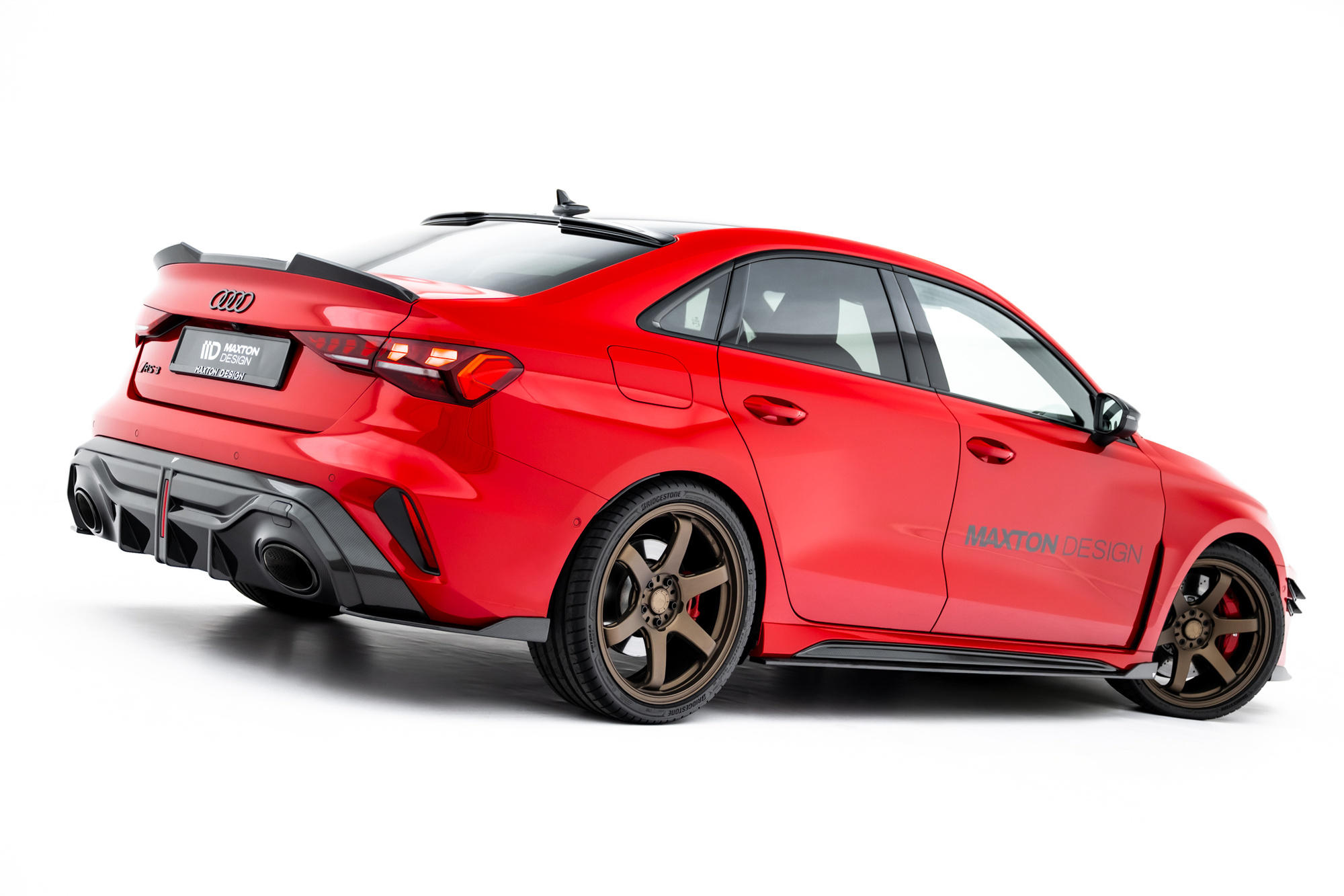 Prepreg Carbon Fiber Zijskirts V.1 Audi RS3 Sedan 8Y Facelift – Maxton Design