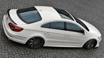 Zijskirts passend voor VW Passat CC R36 R Line Glans Zwart