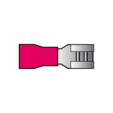 Kabelverbinders 741 rood 10st