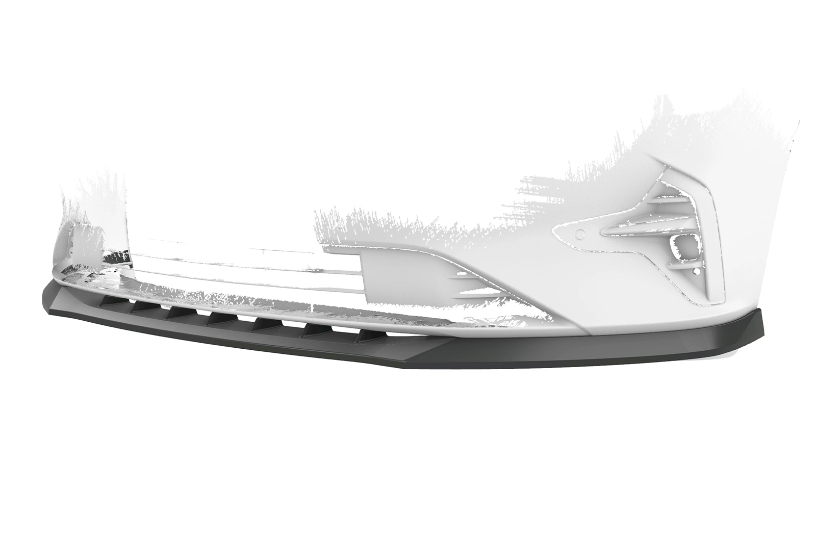 Voorspoiler Opel Insignia B glans zwart