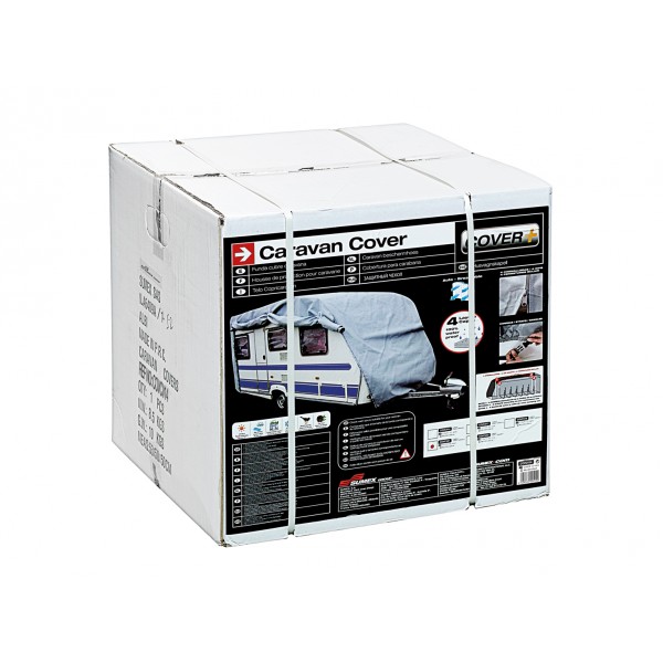 Caravan beschermhoes / afdekhoes PVC 432X225X220cm (4,26Mx4,65M)