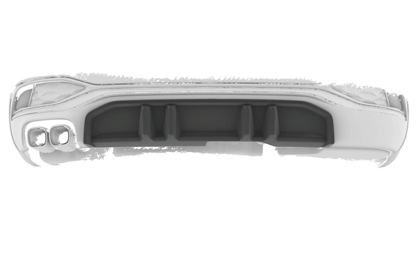 Diffuser passend voor Audi A5 (F5) Sportback