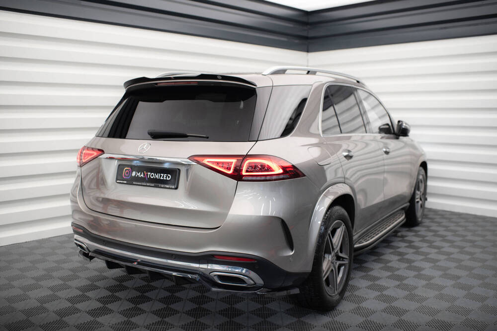 Spoiler passend voor Mercedes Benz GLE SUV AMG Line W167 Maxton Glans Zwart