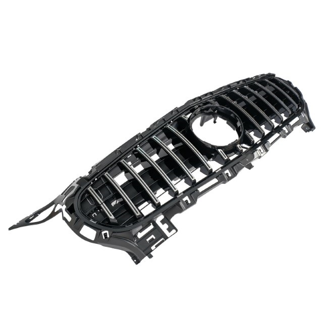 Grill passend voor Mercedes Benz AMG GT C190 R190 2 Deurs 15-17 Chroom/Zwart