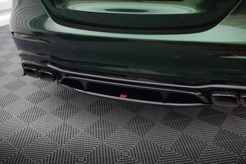 Diffuser passend voor Mercedes AMG E63 W213 FL Glans Zwart
