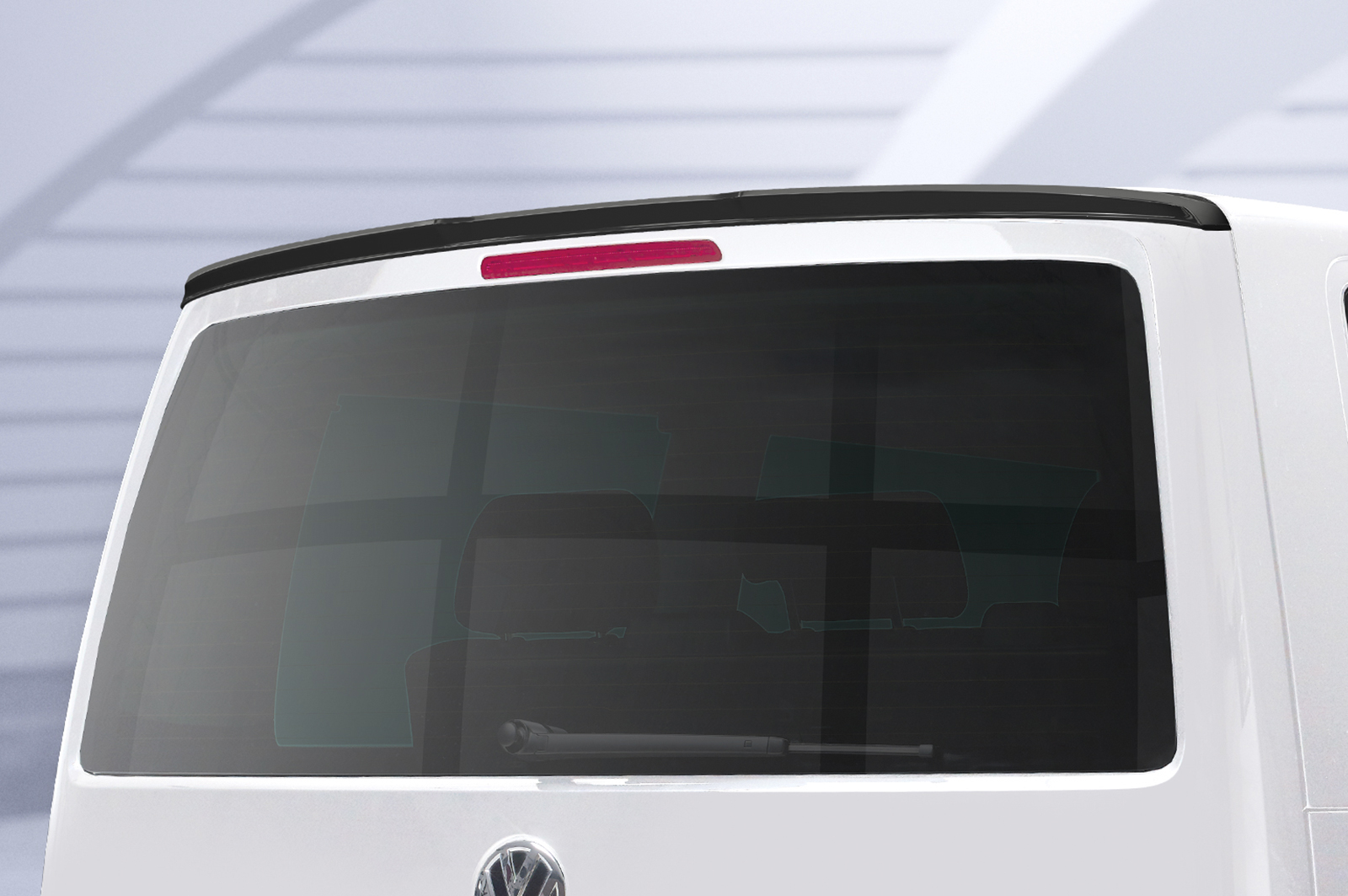 Spoiler passend voor Volkswagen Transporter T6 / T6.1 CSR Glans Zwart