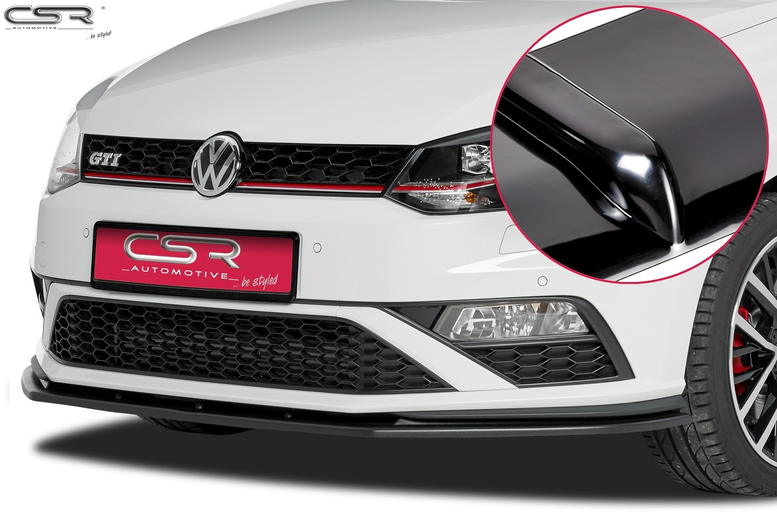 Voorspoiler passend voor Volkswagen Polo GTI 6C CSL140-G