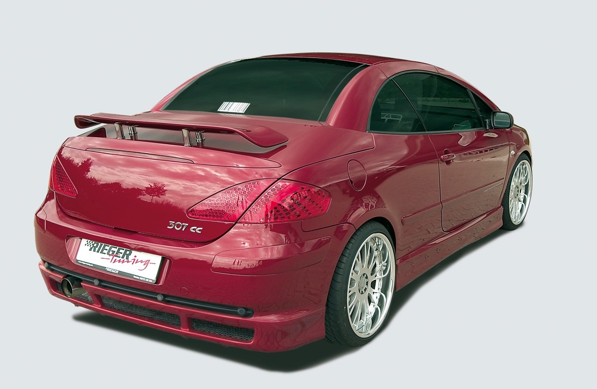 Achterbumper Diffuser Peugeot 307 CC Rieger