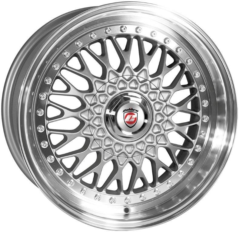 Velgen Calibre Vintage 9x17 10x100 Silver/Polished lip