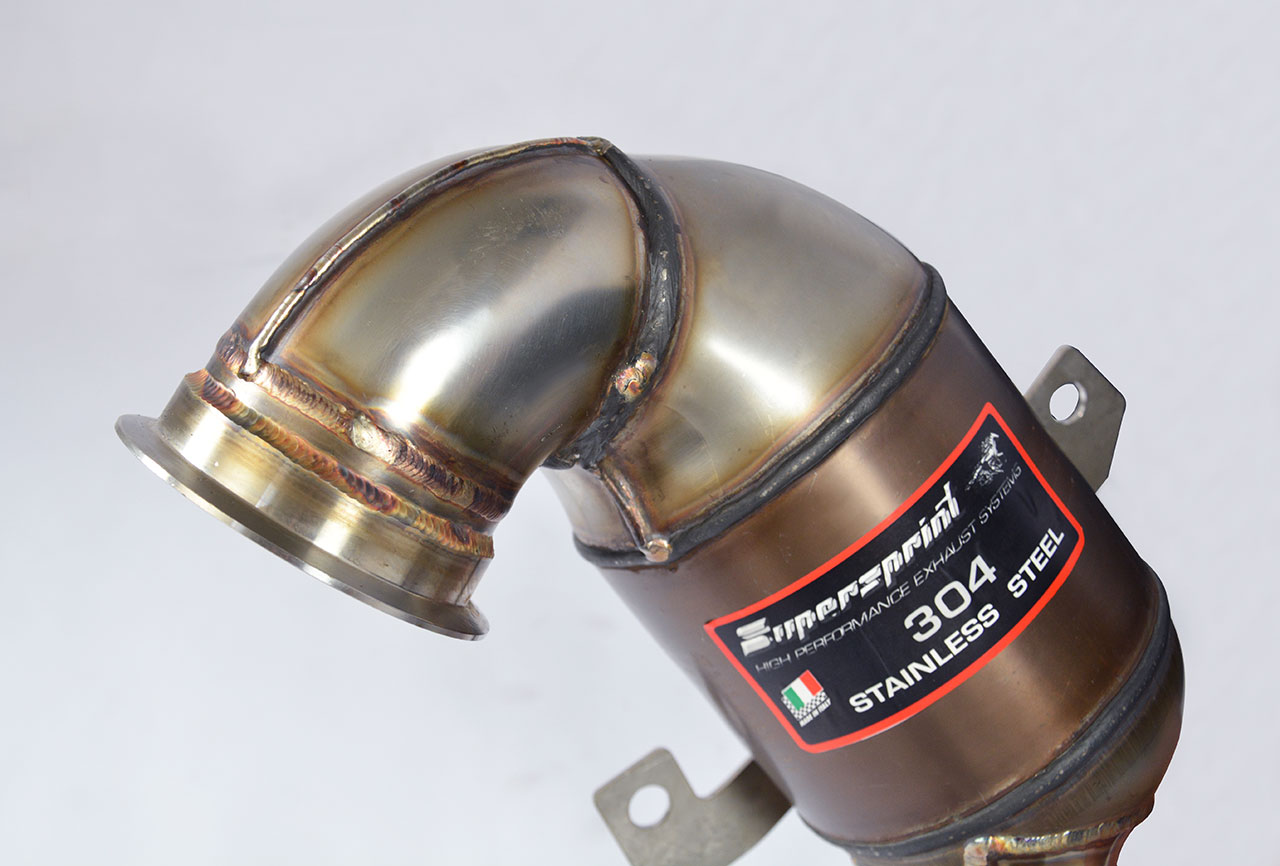 AUDI A1 1.8 TFSI 3 Doors / Sportback (192 Hp) 2014 Turbo downpipe kit + Metallic catalytic converter