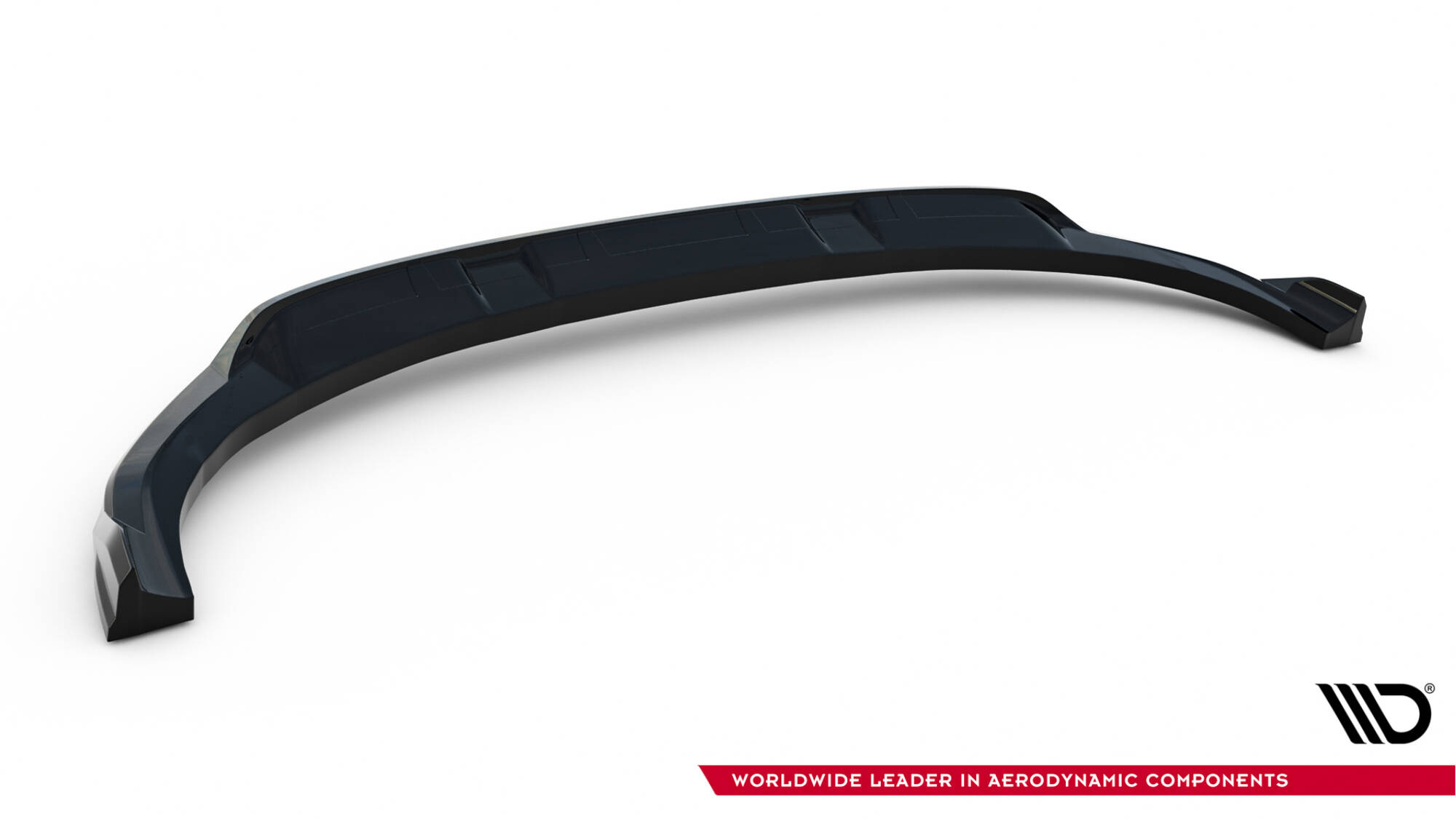 Voorspoiler passend voor Audi e-Tron S-Line Glans Zwart Maxton