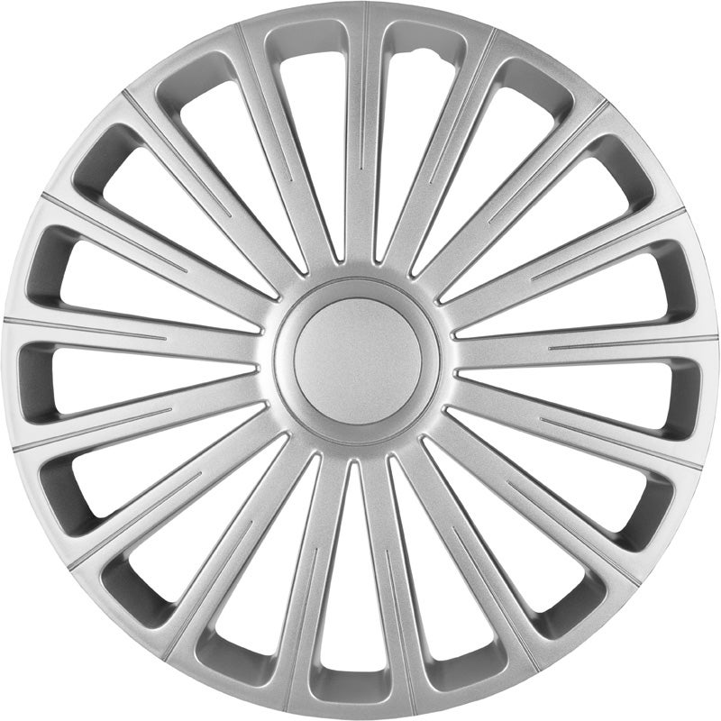 4-Delige Wieldoppenset Radical 16-inch zilver