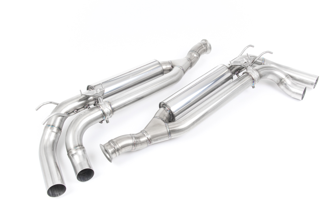 Mercedes G63 (W463) 4.0 Bi-Turbo V8 GPF/OPF Cat Back Valved Titanium JET-90 Trims