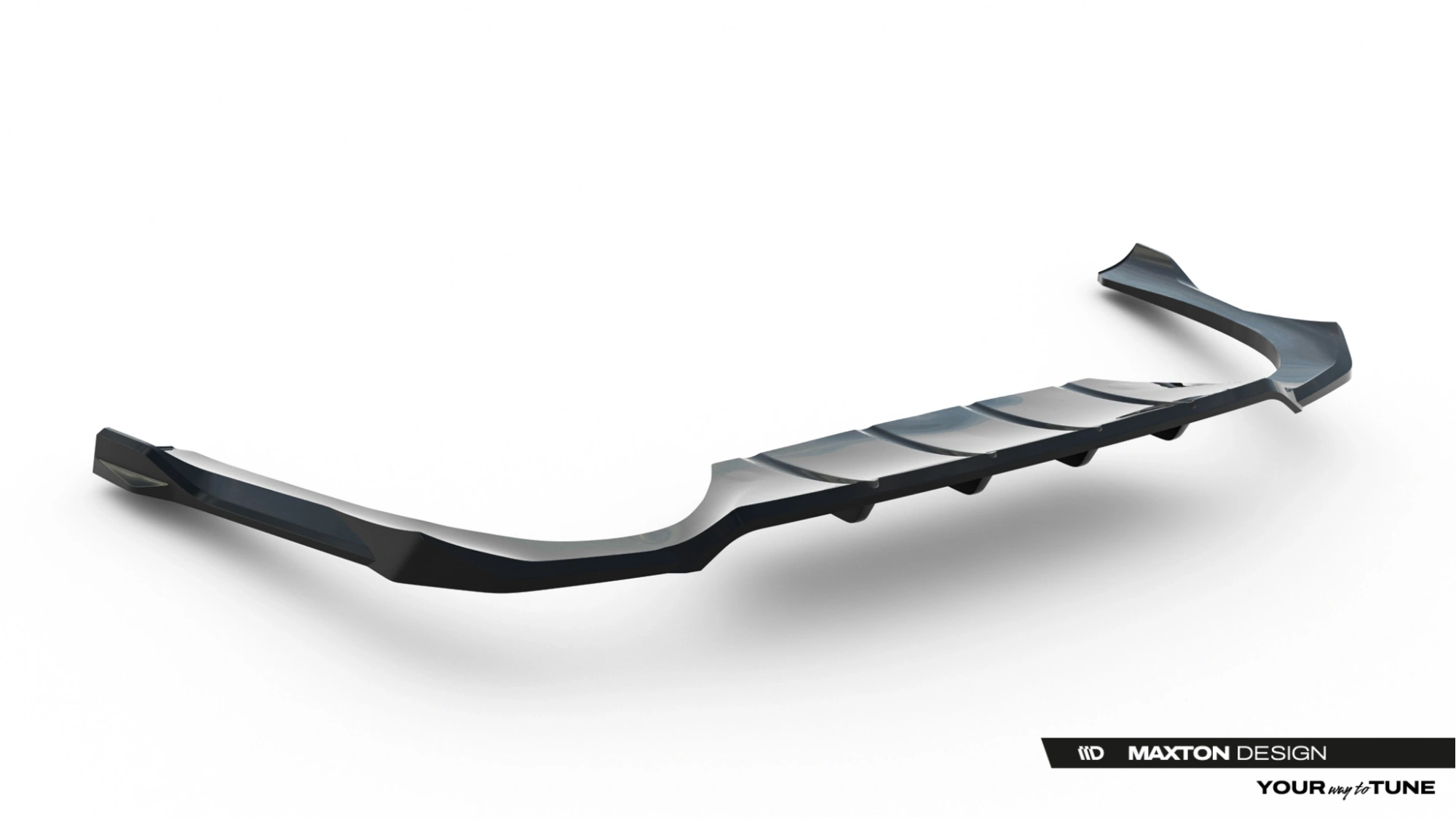 Diffuser passend voor Mercedes-AMG E53 Sedan / Estate W214 Maxton Glans Zwart