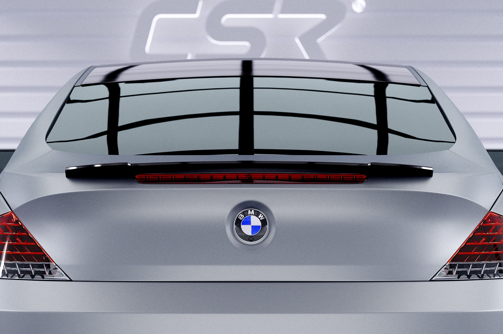Achterspoiler BMW 6‑Serie E63/E64 glans zwart 2003–2010