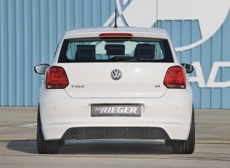 Achterbumper Diffusor VW Polo 6R Rieger Carbon