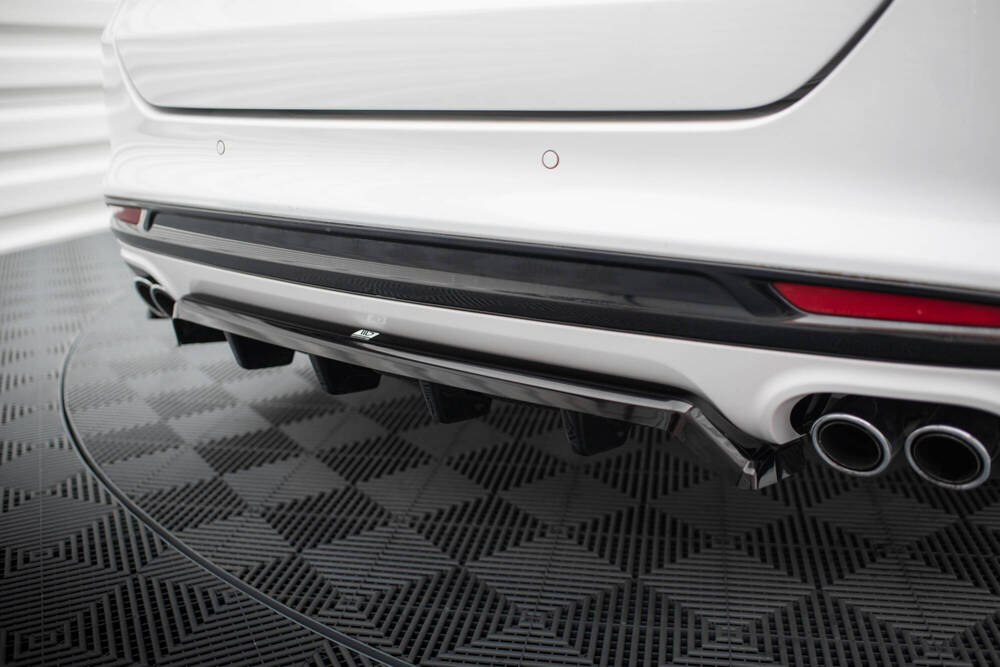Diffuser Ford Mondeo Sport Facelift Maxton Glans Zwart