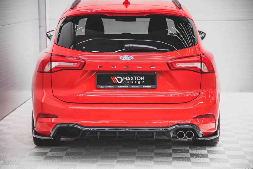 Diffuser Ford Focus MK4 ESTATE ST-LINE 2018- Gloss Black