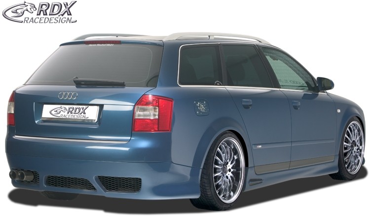Achterbumper Diffuser passend voor Audi A4 Avant B6/8E 2001-2004 (GFK)