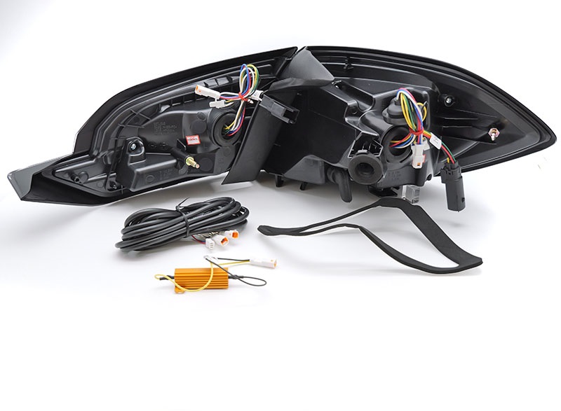 Achterlichten Ford Fiesta 18-21 Hatchback Dynamic LED Rood/Smoke