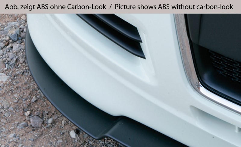 Spoilerzwaard Carbon-look Voor Voorspoiler passend voor Audi A3 8P Facelift AB
