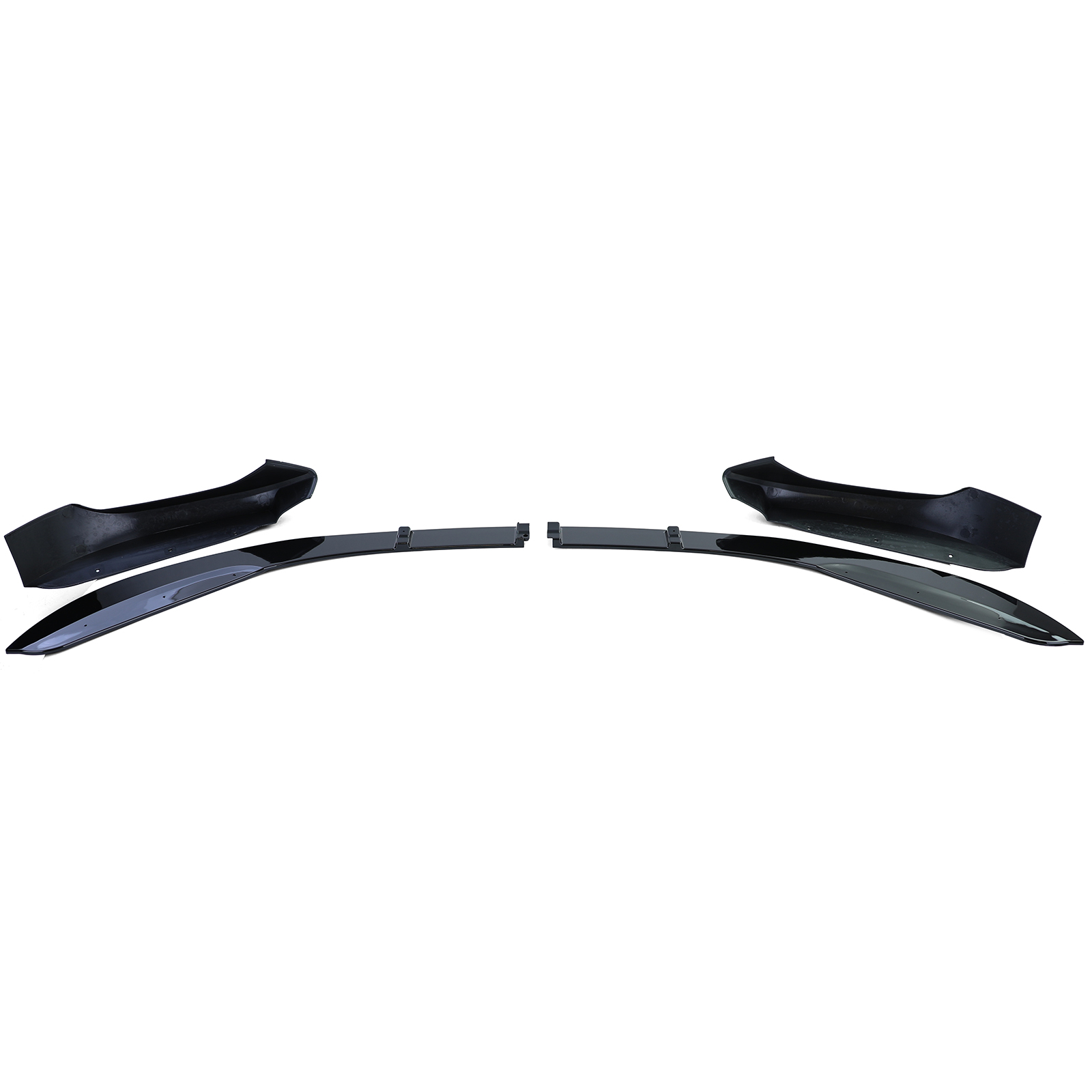 Voorspoiler passend voor BMW 1 Serie F21 F20 M Pakket 15-19 Glans Zwart
