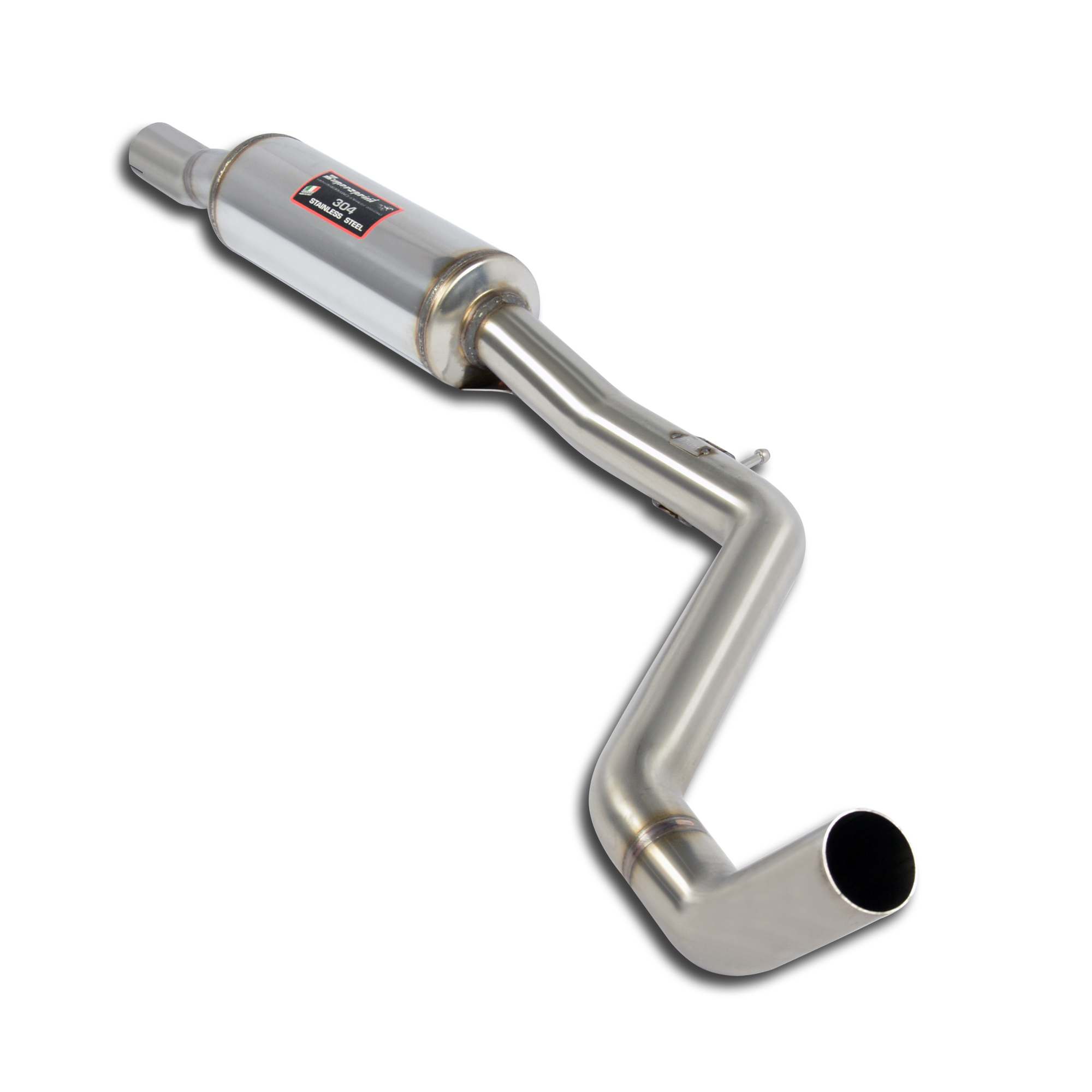 Centre exhaust for Performance sport exhaust for 500 ABARTH 1.4T Assetto Corse (190 Hp) Ø65 mm with