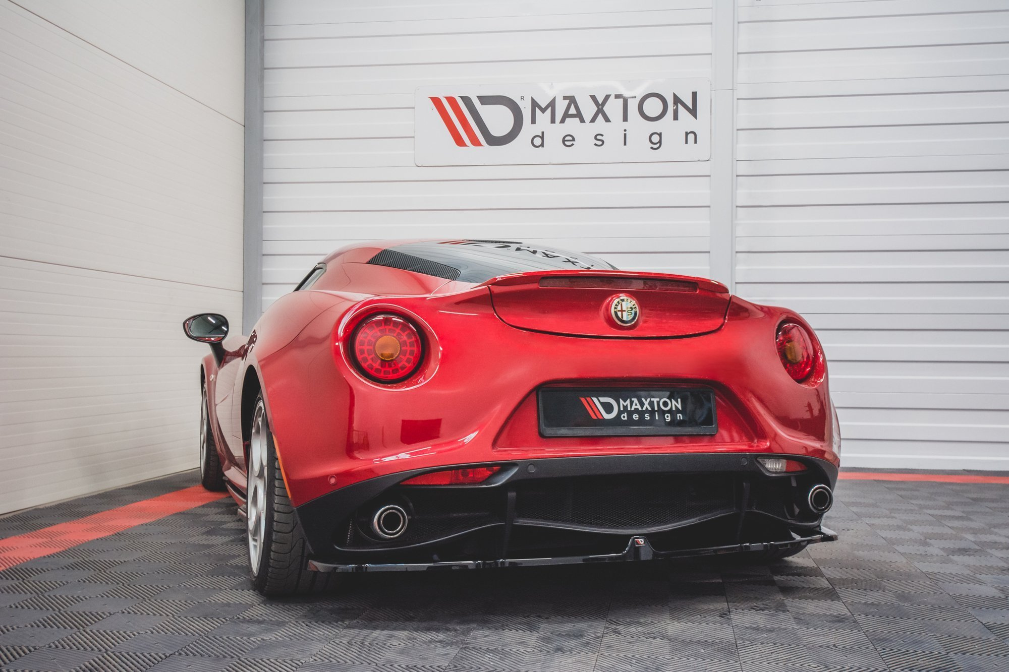 Diffuser Alfa Romeo 4C Maxton Glans Zwart