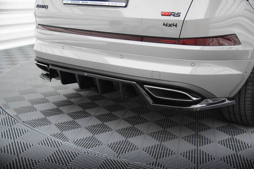 Diffuser passend voor Skoda Kodiaq RS FL Maxton Glans Zwart