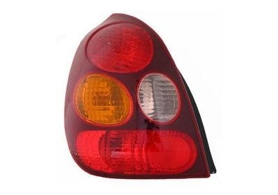achterlicht, 3 drs Hatchback, incl fittingdeel, links Toyota Cor
