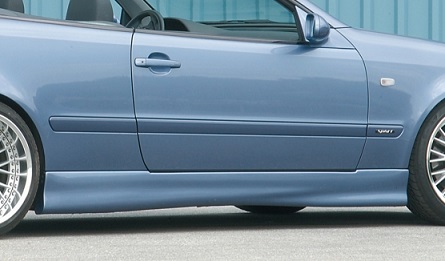 Zijskirts passend voor Mercedes CLK Rieger