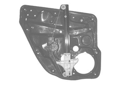 raammechanisme, 4/5 drs, zonder motor, achterportier, links VW G
