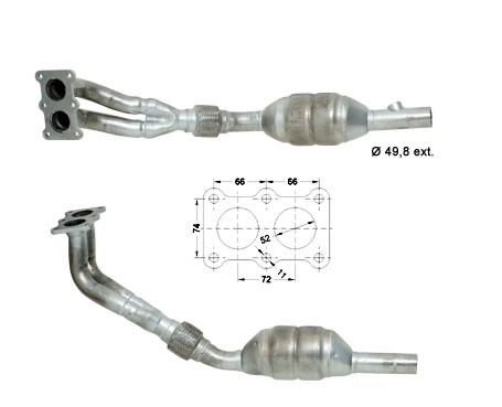 Seat IBIZA 1.6i 16V 1595 cc 74 Kw / 101 cv AUR Magnaflow CAT Bou